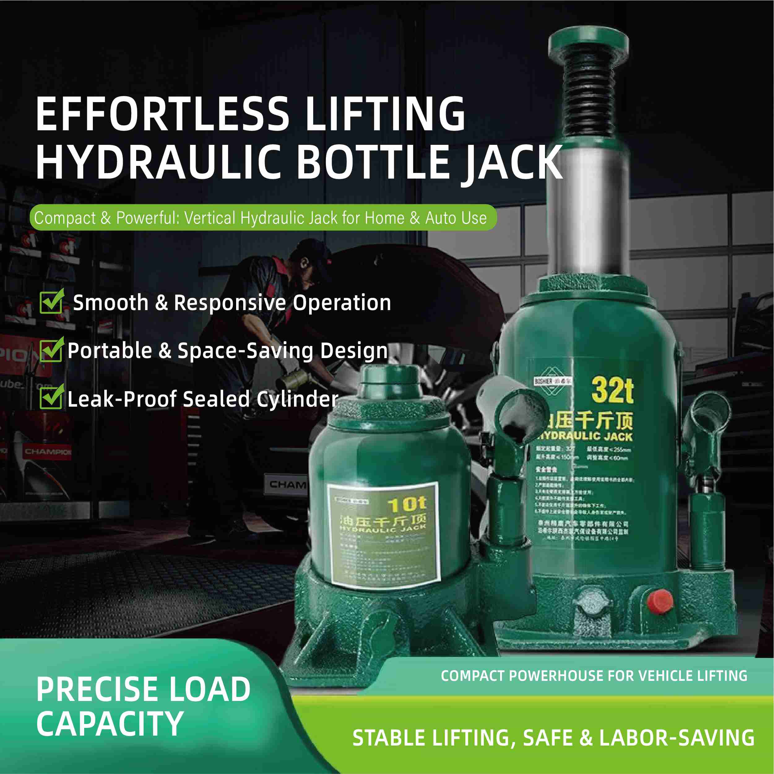 Hydraulic jack 8T/10T/12T